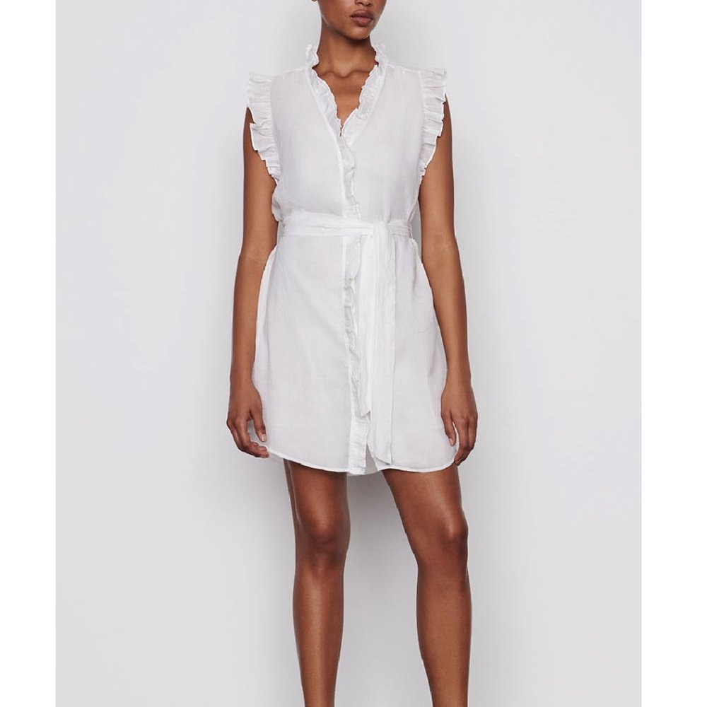 Frame Lauren Dress in Blanc
